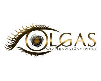 Logo design for a beauty company by LogoArena professional logo designers. Submitted for Olgas Wimpernverlängerung logo contest by AZAHRA, entry number 65