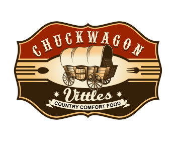 Logo design for a restaurant company by LogoArena professional logo designers. Submitted for Chuckwagon Vittles logo contest by colorsplayer, entry number 28