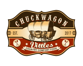Logo design for a restaurant company by LogoArena professional logo designers. Submitted for Chuckwagon Vittles logo contest by colorsplayer, entry number 37