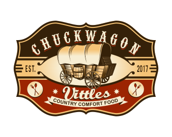 Logo design for a restaurant company by LogoArena professional logo designers. Submitted for Chuckwagon Vittles logo contest by colorsplayer, entry number 39