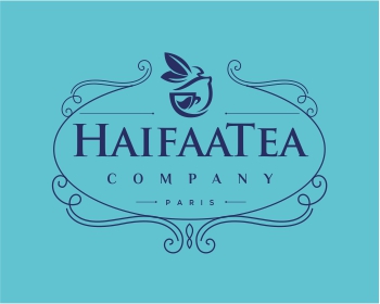 Logo design for a restaurant company by LogoArena professional logo designers. Submitted for Haifaa Tea Company logo contest by Maxman, entry number 111
