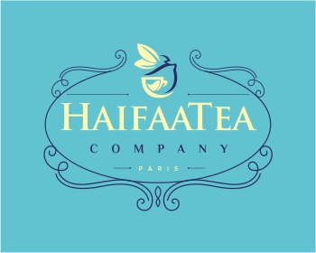 Logo design for a restaurant company by LogoArena professional logo designers. Submitted for Haifaa Tea Company logo contest by Maxman, entry number 113