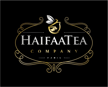 Logo design for a restaurant company by LogoArena professional logo designers. Submitted for Haifaa Tea Company logo contest by Maxman, entry number 120