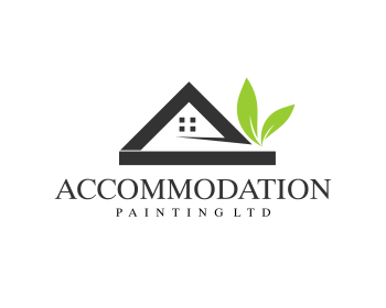 Logo design for a construction company by LogoArena professional logo designers. Submitted for Accommodation Painting Ltd logo contest by siver_one, entry number 57