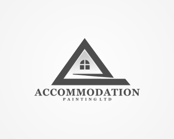 Logo design for a construction company by LogoArena professional logo designers. Submitted for Accommodation Painting Ltd logo contest by siver_one, entry number 72