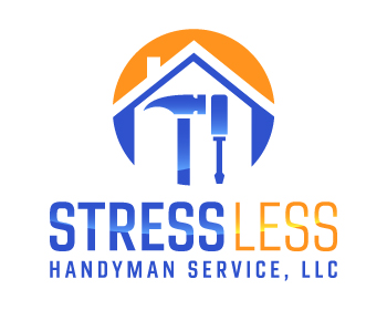 Logo design for a construction company by LogoArena professional logo designers. Submitted for Stress Less Handyman Service, LLC logo contest by graphicart, entry number 72