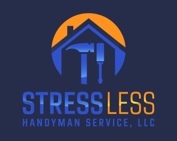 Logo design for a construction company by LogoArena professional logo designers. Submitted for Stress Less Handyman Service, LLC logo contest by graphicart, entry number 73