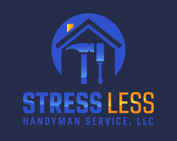 Logo design for a construction company by LogoArena professional logo designers. Submitted for Stress Less Handyman Service, LLC logo contest by graphicart, entry number 75