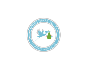 Logo design for a medical company by LogoArena professional logo designers. Submitted for Satish Nayak, MD, PA logo contest by mubean, entry number 3