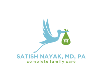 Logo design for a medical company by LogoArena professional logo designers. Submitted for Satish Nayak, MD, PA logo contest by mubean, entry number 15