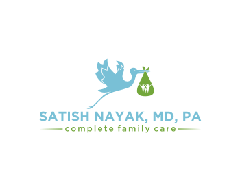 Logo design for a medical company by LogoArena professional logo designers. Submitted for Satish Nayak, MD, PA logo contest by mubean, entry number 18