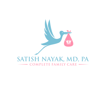 Logo design for a medical company by LogoArena professional logo designers. Submitted for Satish Nayak, MD, PA logo contest by mubean, entry number 27