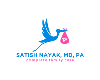Logo design for a medical company by LogoArena professional logo designers. Submitted for Satish Nayak, MD, PA logo contest by mubean, entry number 33