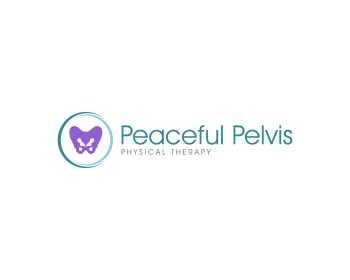 Logo design for a medical company by LogoArena professional logo designers. Submitted for Peaceful Pelvis Physical Therapy logo contest by ninisdesign, entry number 12