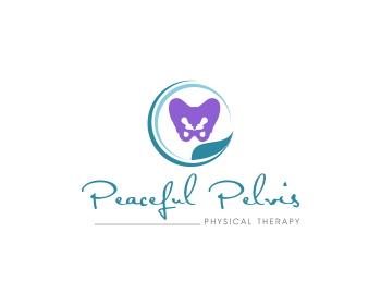 Logo design for a medical company by LogoArena professional logo designers. Submitted for Peaceful Pelvis Physical Therapy logo contest by ninisdesign, entry number 14