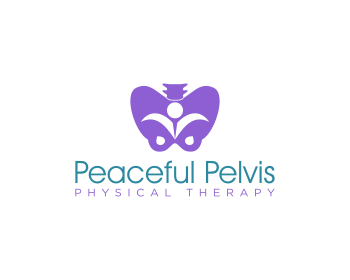 Logo design for a medical company by LogoArena professional logo designers. Submitted for Peaceful Pelvis Physical Therapy logo contest by ninisdesign, entry number 57