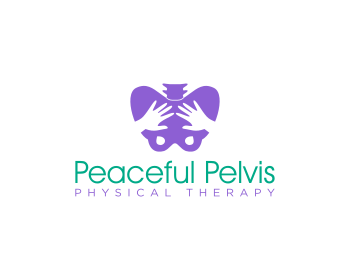 Logo design for a medical company by LogoArena professional logo designers. Submitted for Peaceful Pelvis Physical Therapy logo contest by ninisdesign, entry number 58