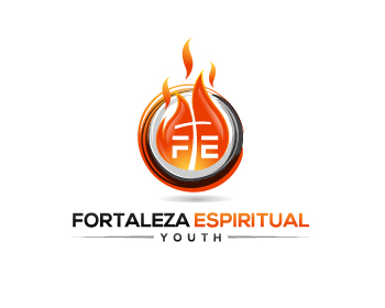 Logo design for a religious company by LogoArena professional logo designers. Submitted for FORTALEZA ESPIRITUAL YOUTH logo contest by Immo0, entry number 70