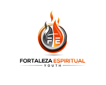 Logo design for a religious company by LogoArena professional logo designers. Submitted for FORTALEZA ESPIRITUAL YOUTH logo contest by Immo0, entry number 71