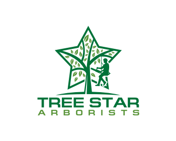 Logo design for a home company by LogoArena professional logo designers. Submitted for Tree Star Arborists logo contest by Hollander74, entry number 10
