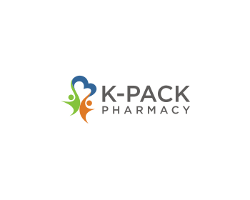 Logo design for a medical company by LogoArena professional logo designers. Submitted for K-Pack Pharmacy logo contest by Sybertrons, entry number 8